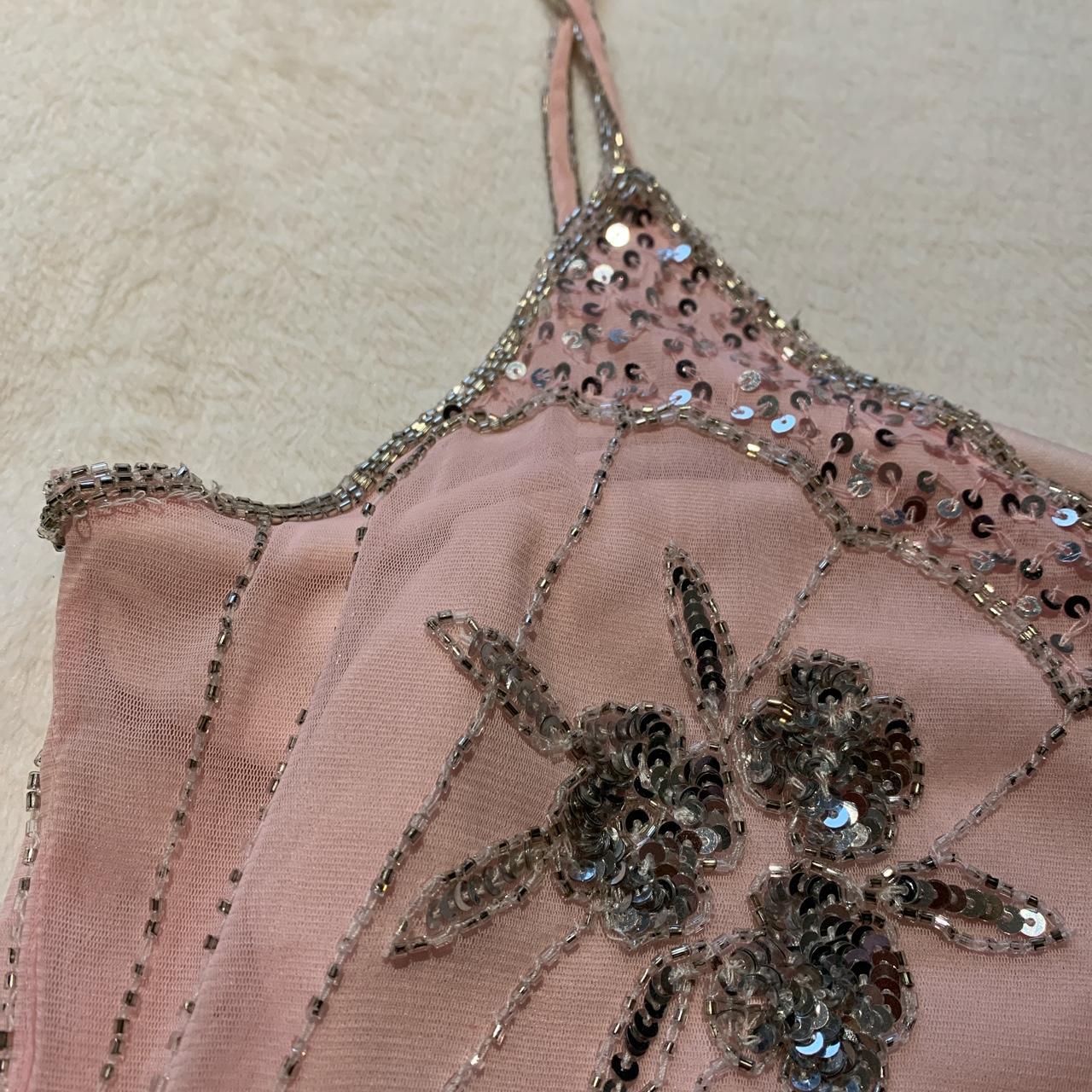 The most CUTEST baby pink sequinned sparkly y2k... - Depop