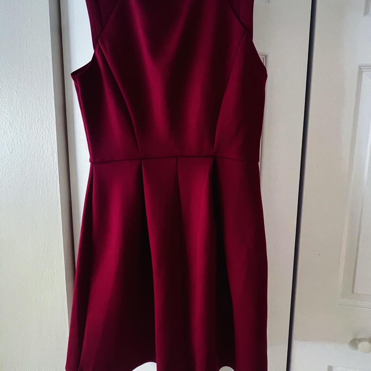 Product Image 3 - Burgundy Knee Length Bell Shaped