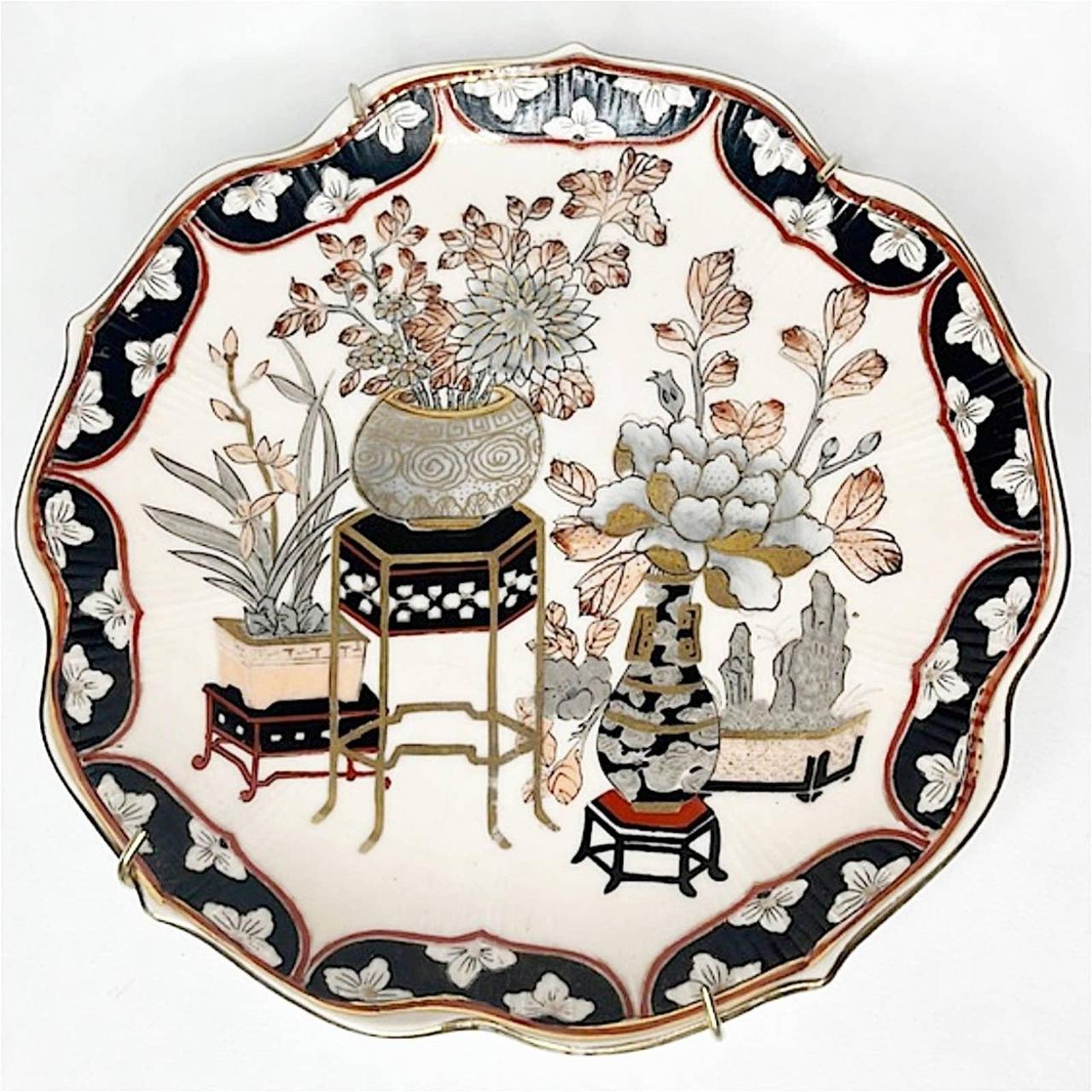 Vintage toyo japan decorative wall plate Greys,... Depop