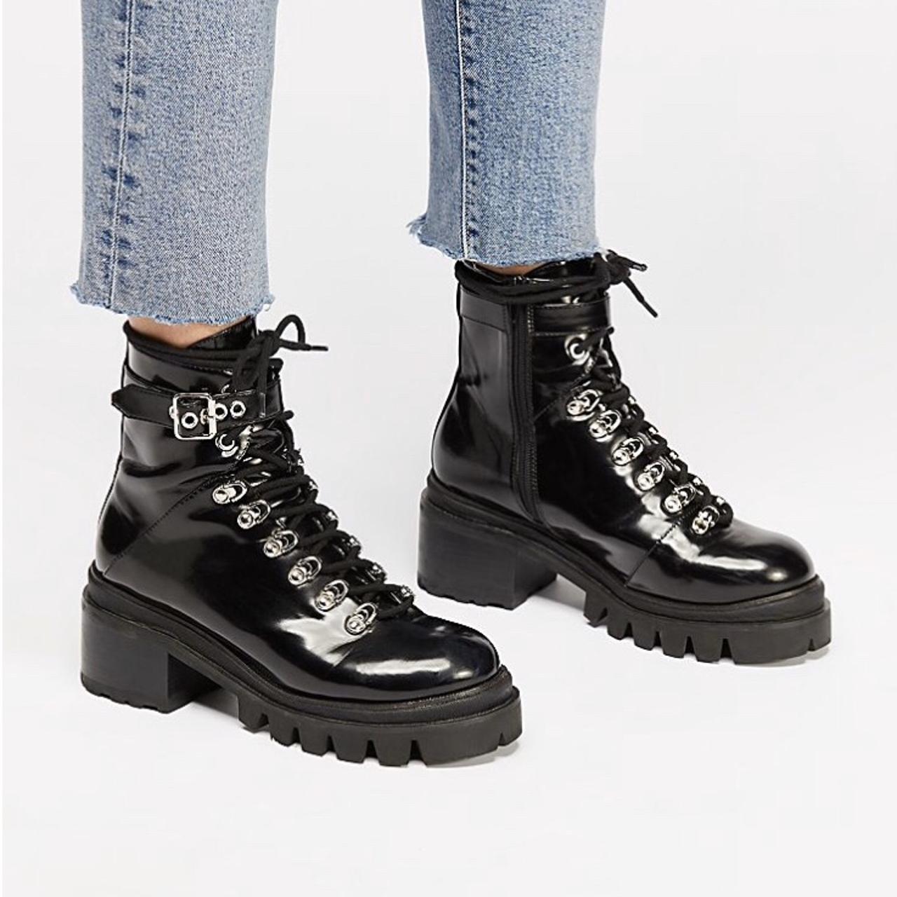 Jeffrey campbell store combat boots