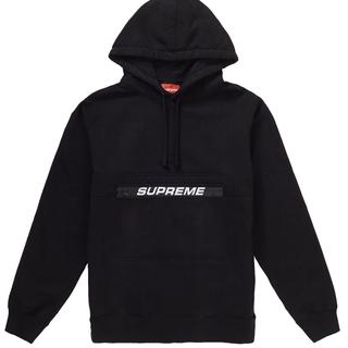 Black Supreme Hoodie Supreme zip pouch hooded... - Depop