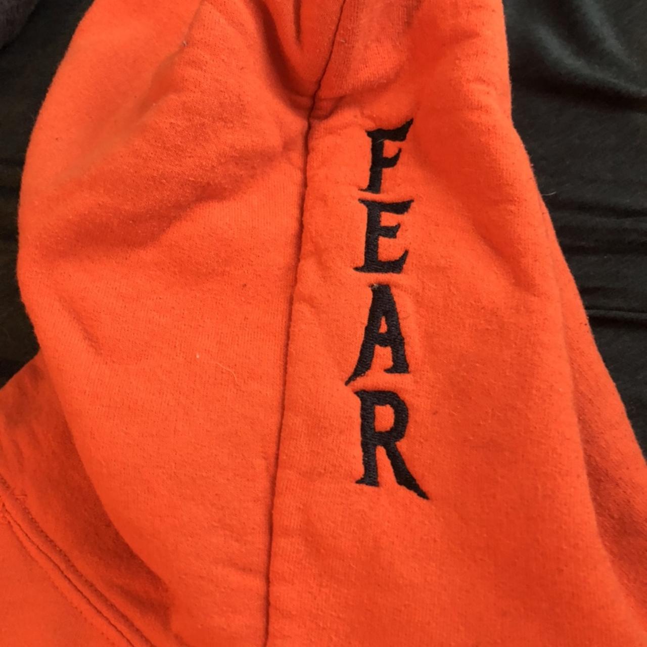 Fear the living mindless orange clearance hoodie