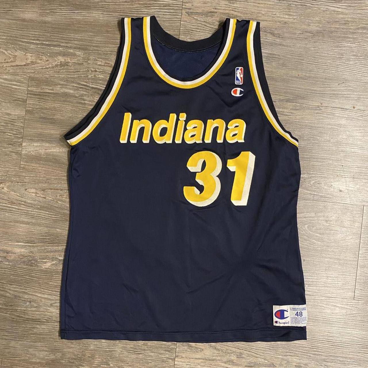 90’s CHAMPION Reggie Miller Indiana Pacers Jersey.... - Depop