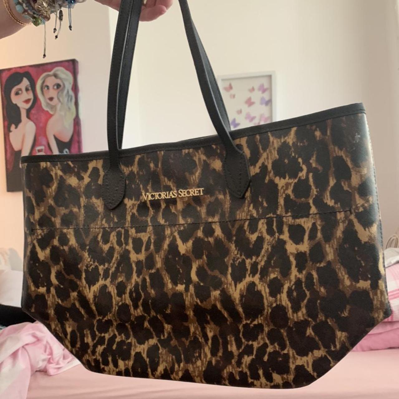 Victoria's Secret Pink And Black Leopard Print Tote Bag Carry On for Sale  in San Antonio, TX - OfferUp