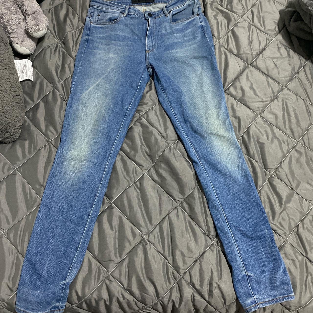 Alexander Wang Women's Blue Jeans | Depop