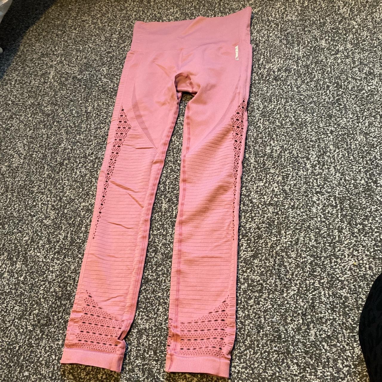 Gymshark Women's Pink Leggings | Depop