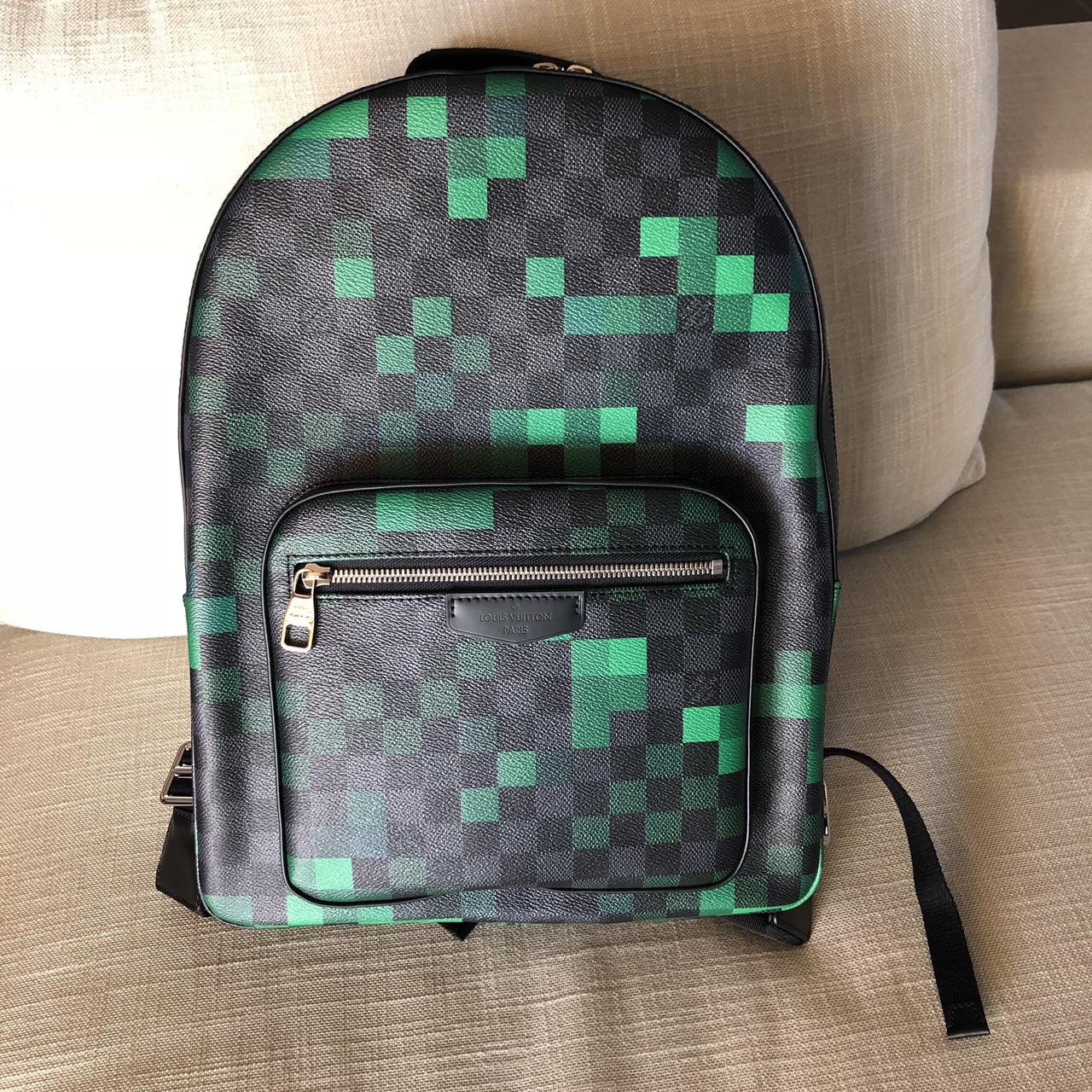 Louis Vuitton Damier Graphite Pixel Josh Backpack - Blue Backpacks