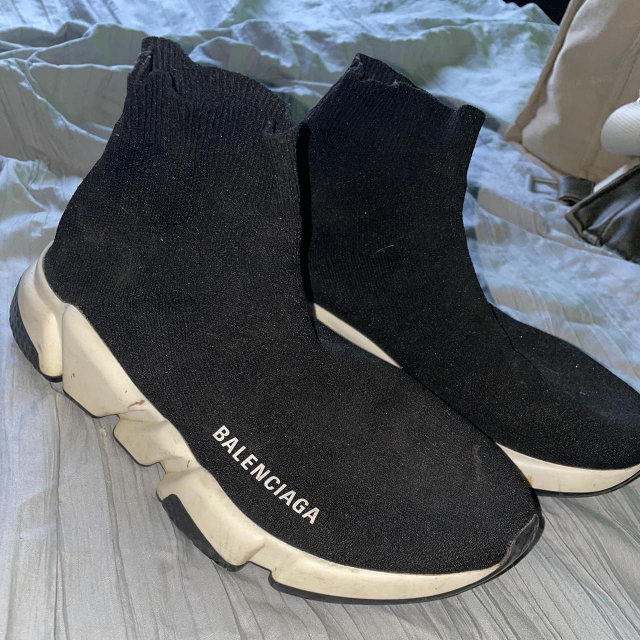 Authentic balenciaga sock trainers size 3 would fit... - Depop