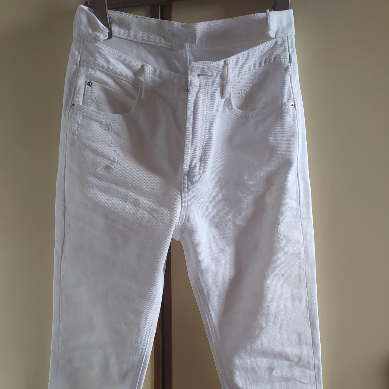 Jeans bianco Miss Sixty, vestibilità ottima! - Depop