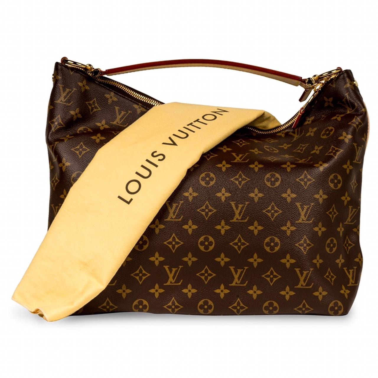 Authentic Louis Vuitton Sully PM Monogram Leather - Depop