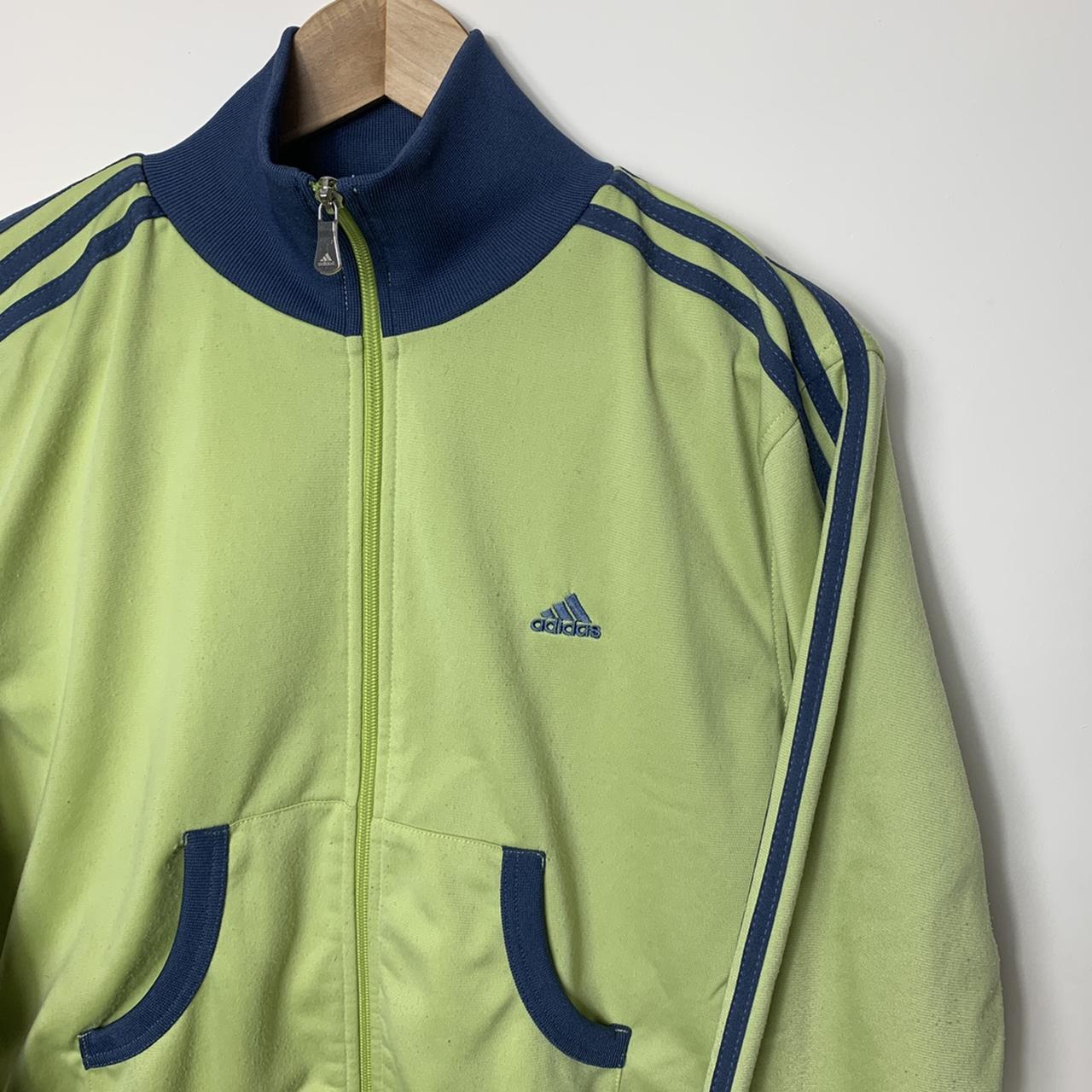 Vintage Adidas Track Jacket • Colour: Green • Size:... - Depop