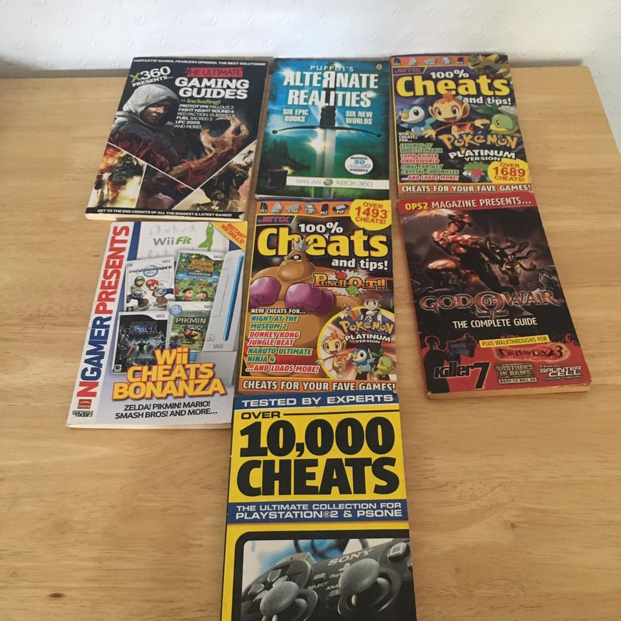 CONSOLE CHEAT CODE BOOKS 2 DOUBLE SIDED BOOKS... - Depop