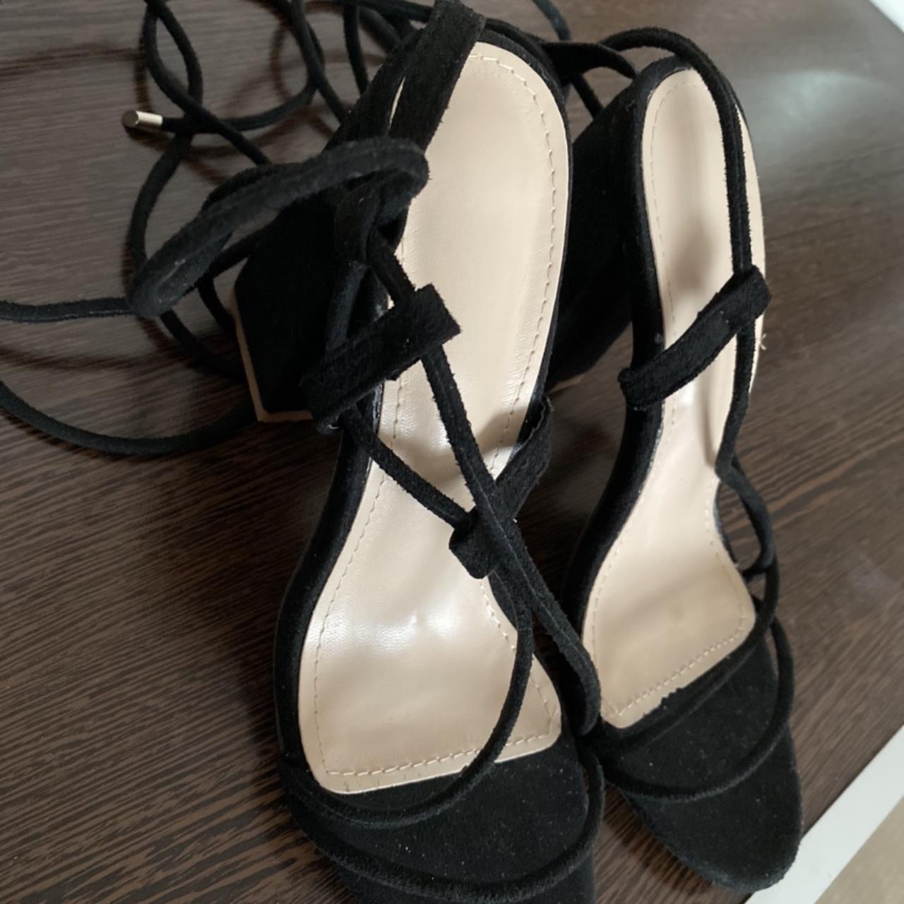 block heel booties lace up