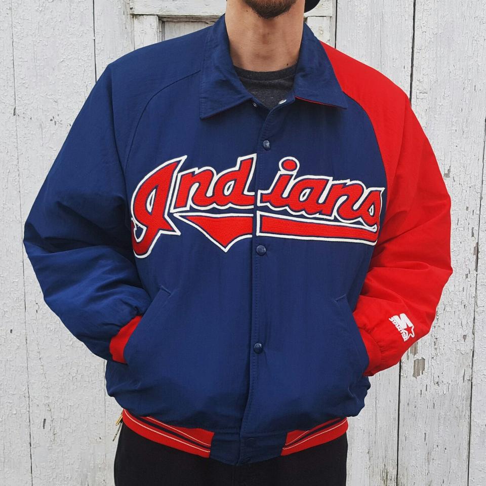 VTG 90s True Fan Mens Sportswear Cleveland Indians - Depop
