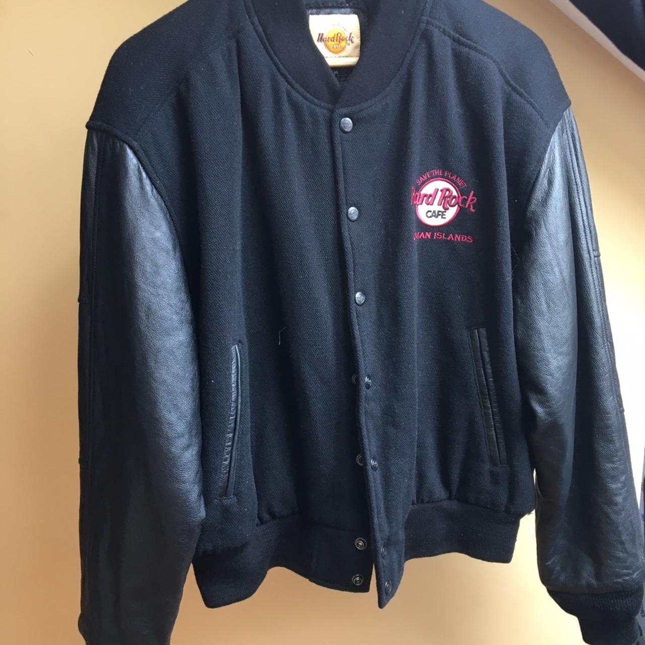 hard rock cafe varsity jacket