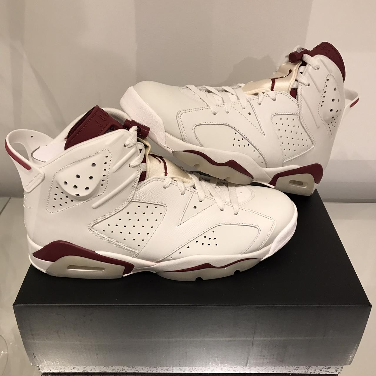 Maroon hot sale jordan 9