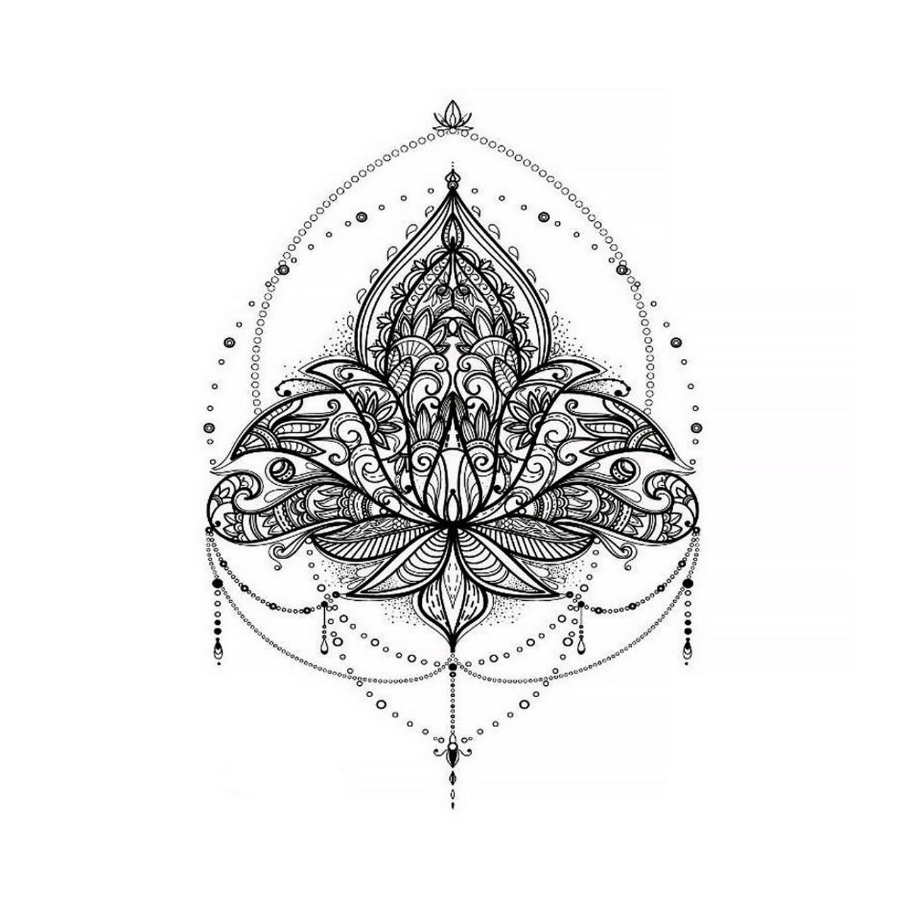 Art Immortal Tattoo : Tattoos : Flower : Lotus mandala