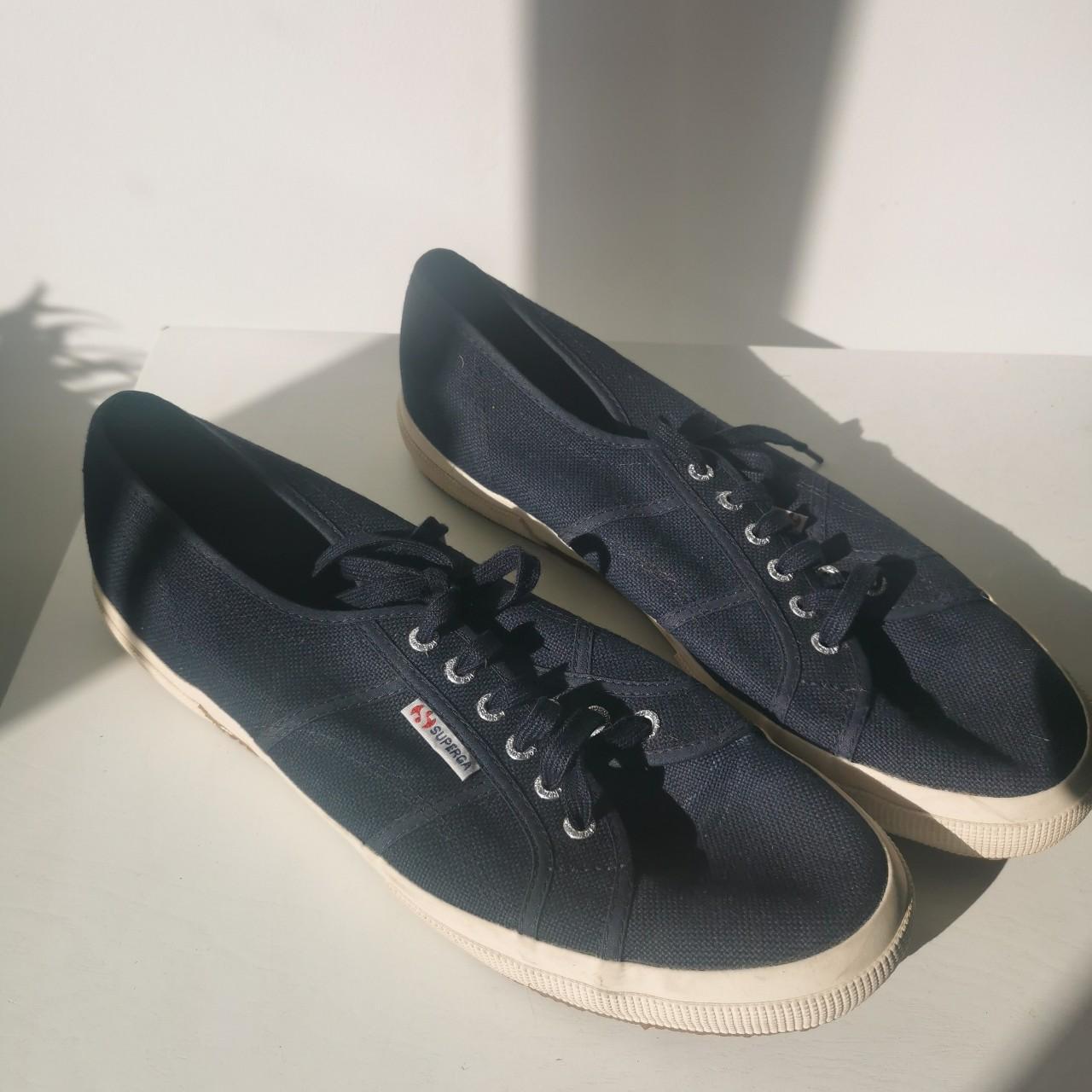 REDUCED Superga - Blue Size 12 Excellent condition.... - Depop