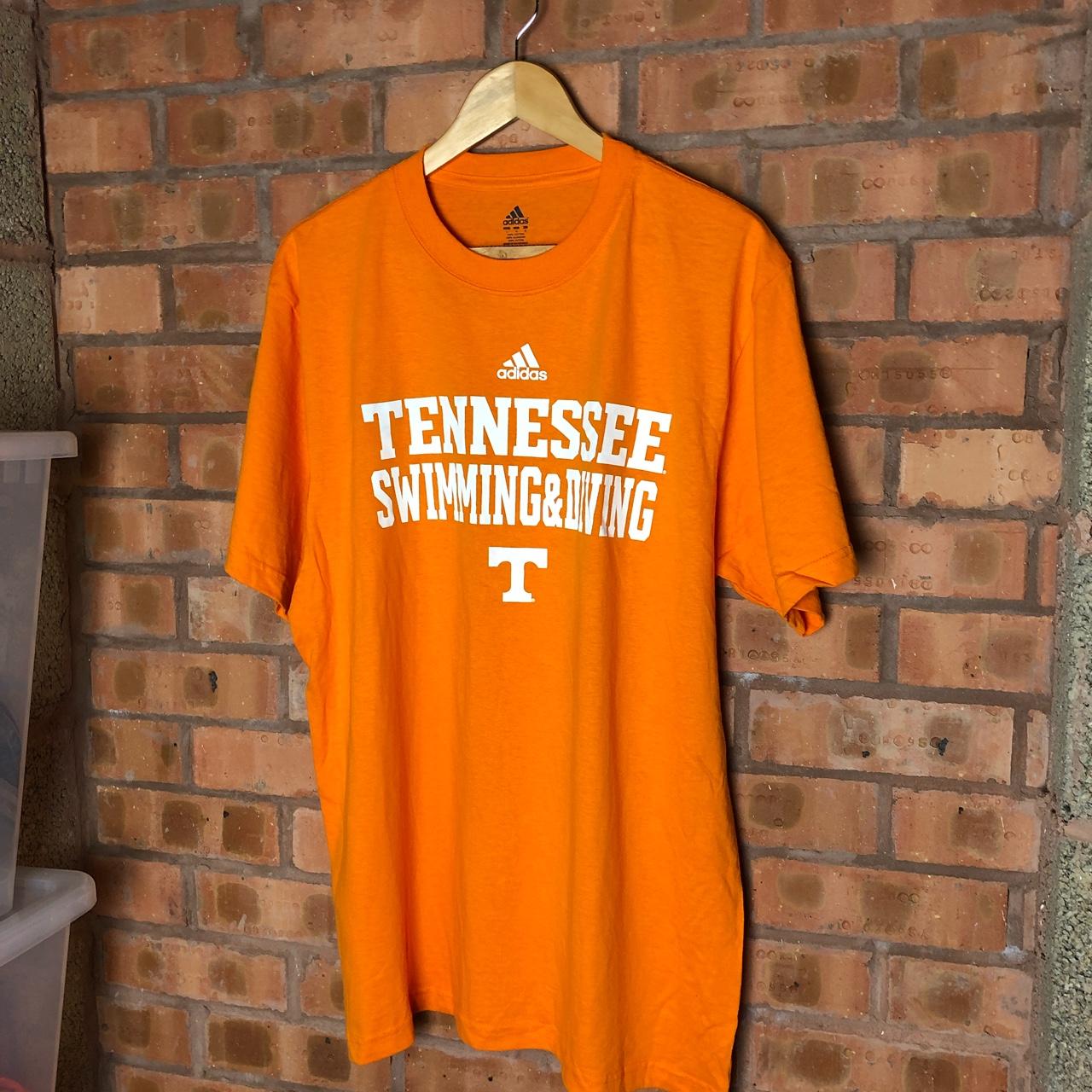 beskyttelse Mince Malawi Adidas Tennessee swimming and diving orange T-shirt... - Depop