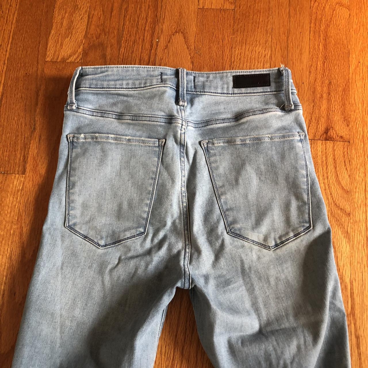 Abercrombie & Fitch high rise skinny jeans with... - Depop