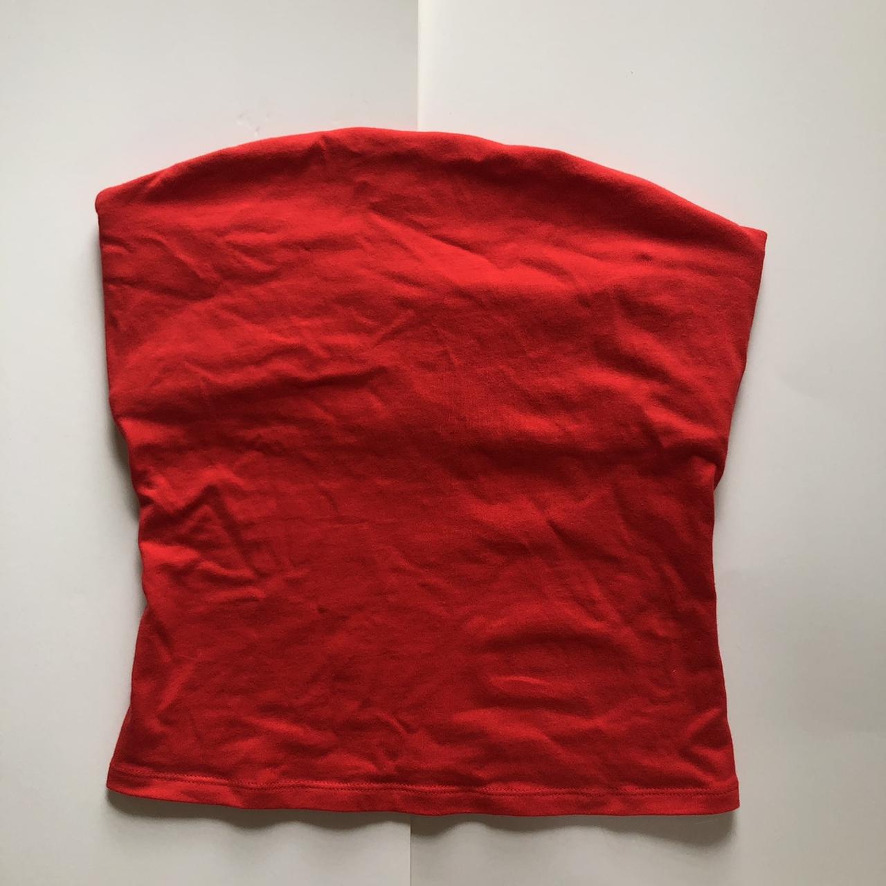 Garage Women's Red Top | Depop