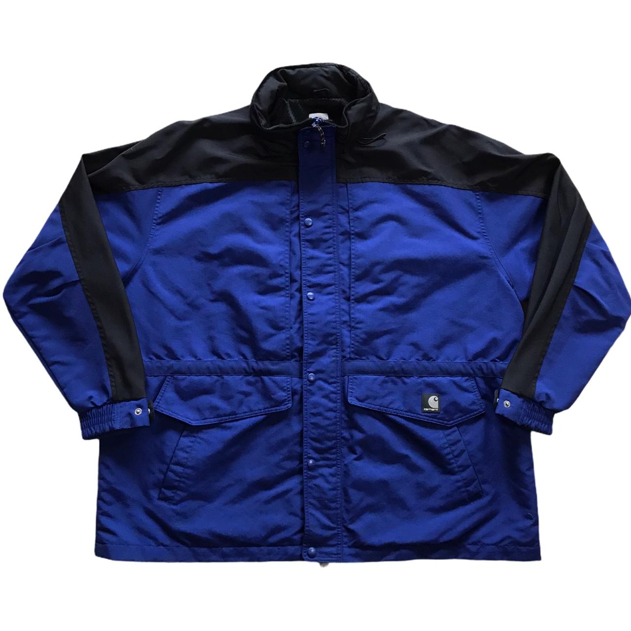 Carhartt Heavy Duty Nylon Rain Coat/Jacket.... - Depop