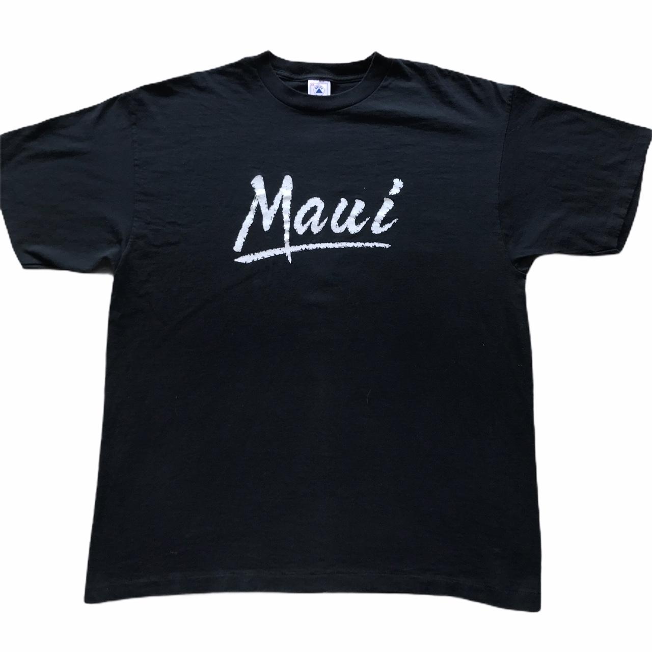 Vintage Maui Made in USA Tourist Tee Shirt. Single... - Depop