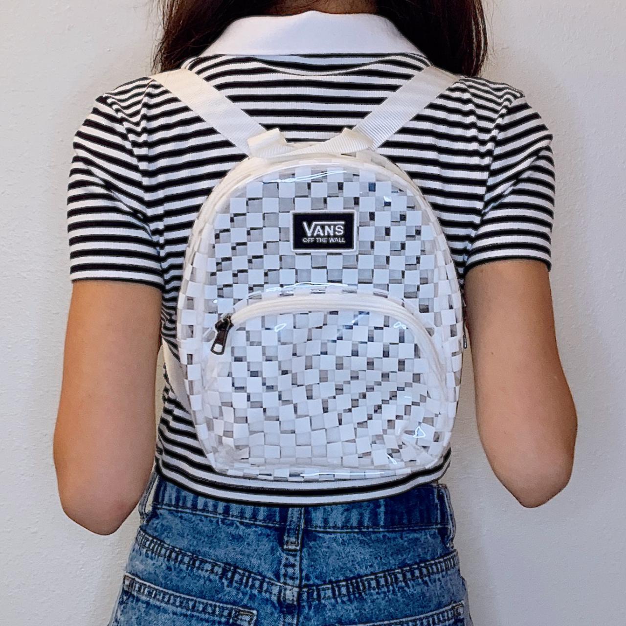 clear vans backpack