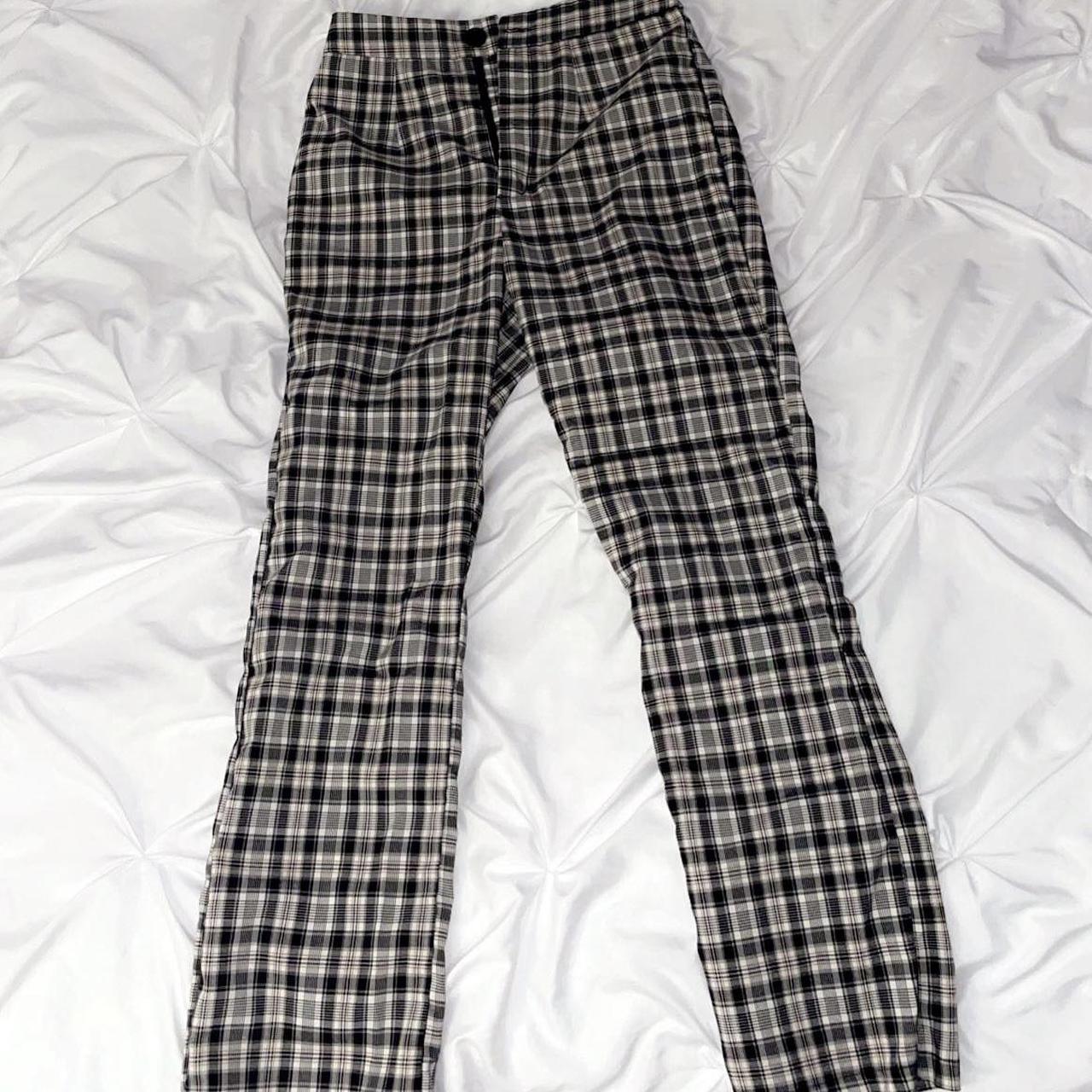 Shein Checkered Slacks 🛍 free stickers 🛍 10%... - Depop