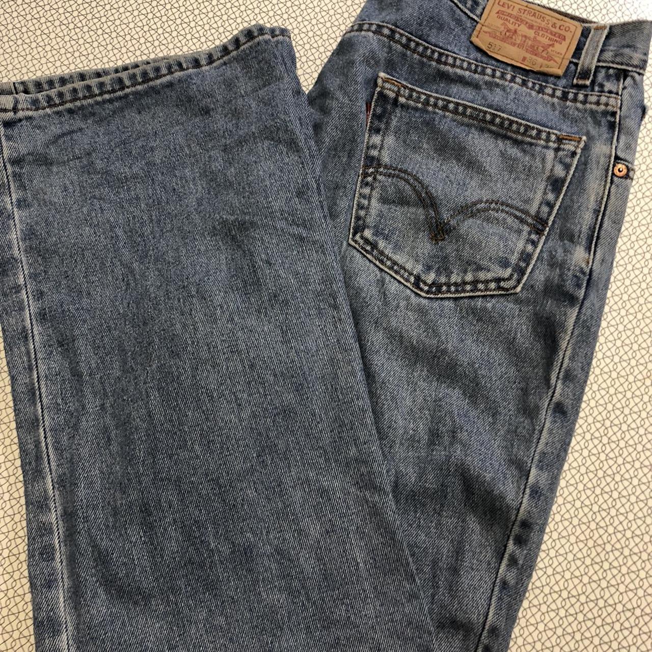 Levi’s 517 men’s relaxed fit bootcut jeans, mid blue... - Depop