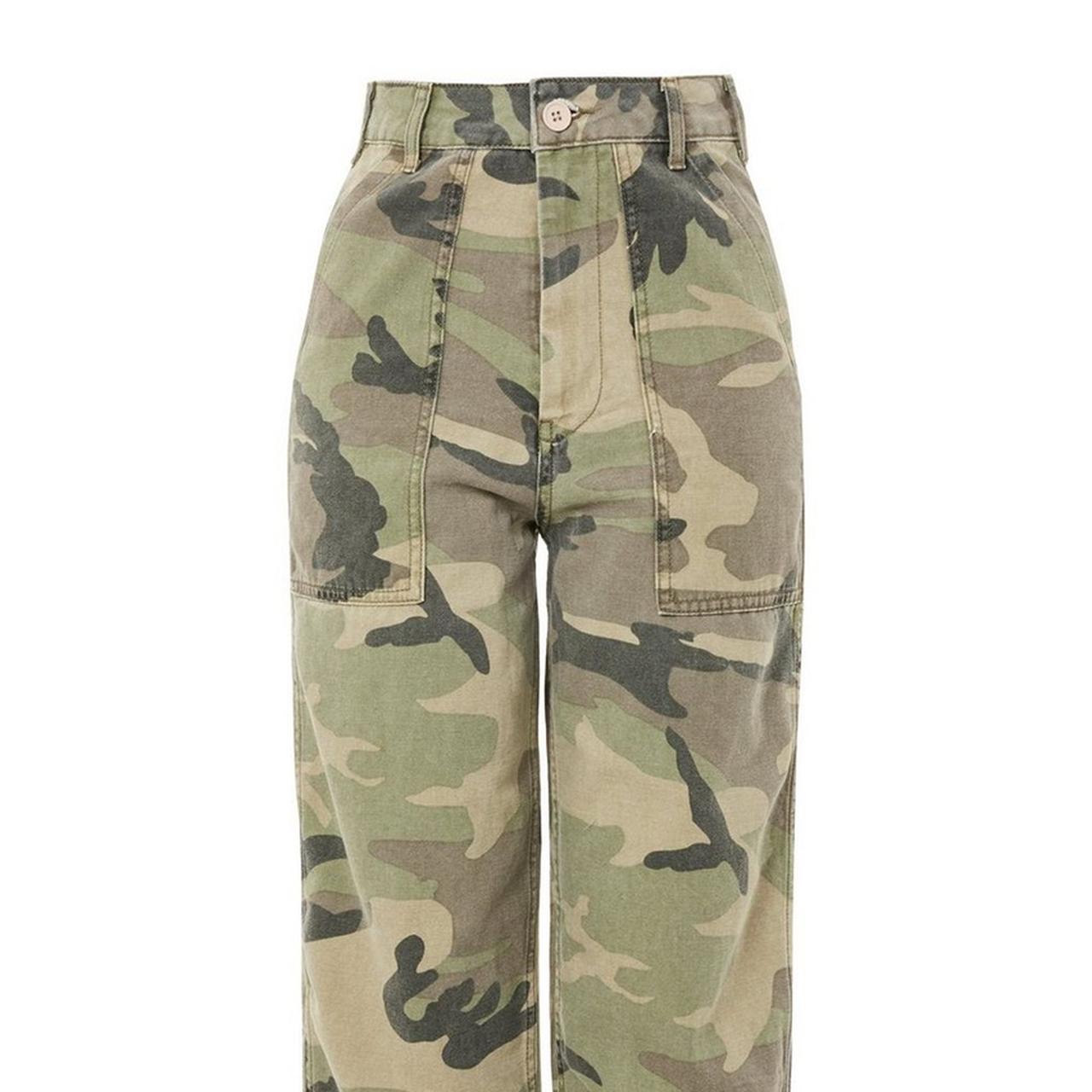 Camo hot sale jeans topshop