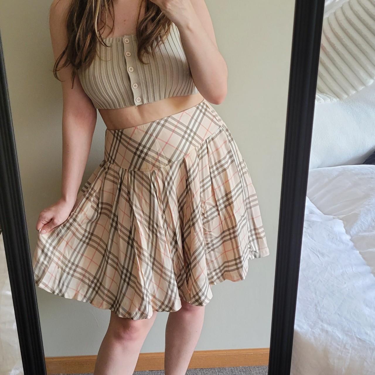 スカート Burberry Argyle Pattern Skirt s-l400.jpg