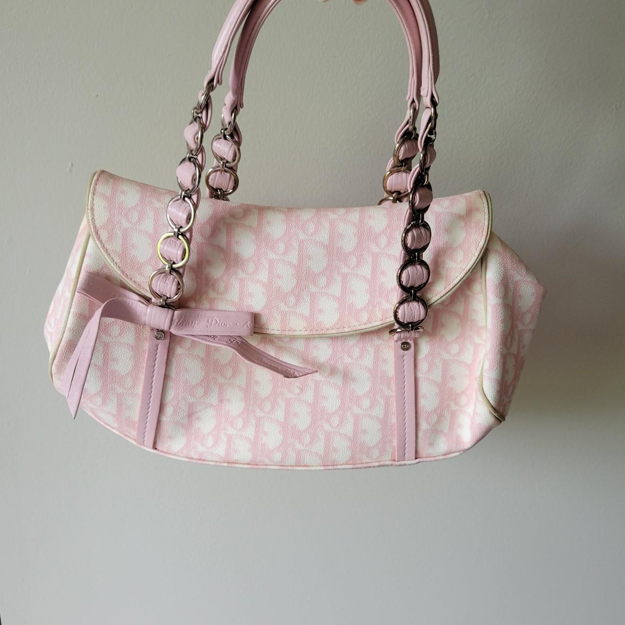 vintage dior bag pink
