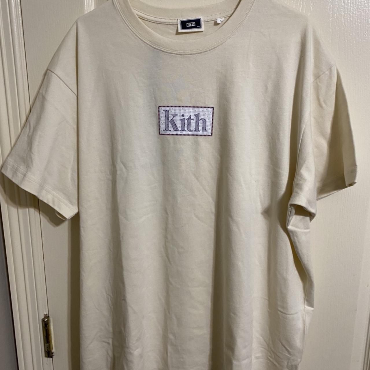 Kith Mosaic off-white tee , Size 2XL (loose XL)...