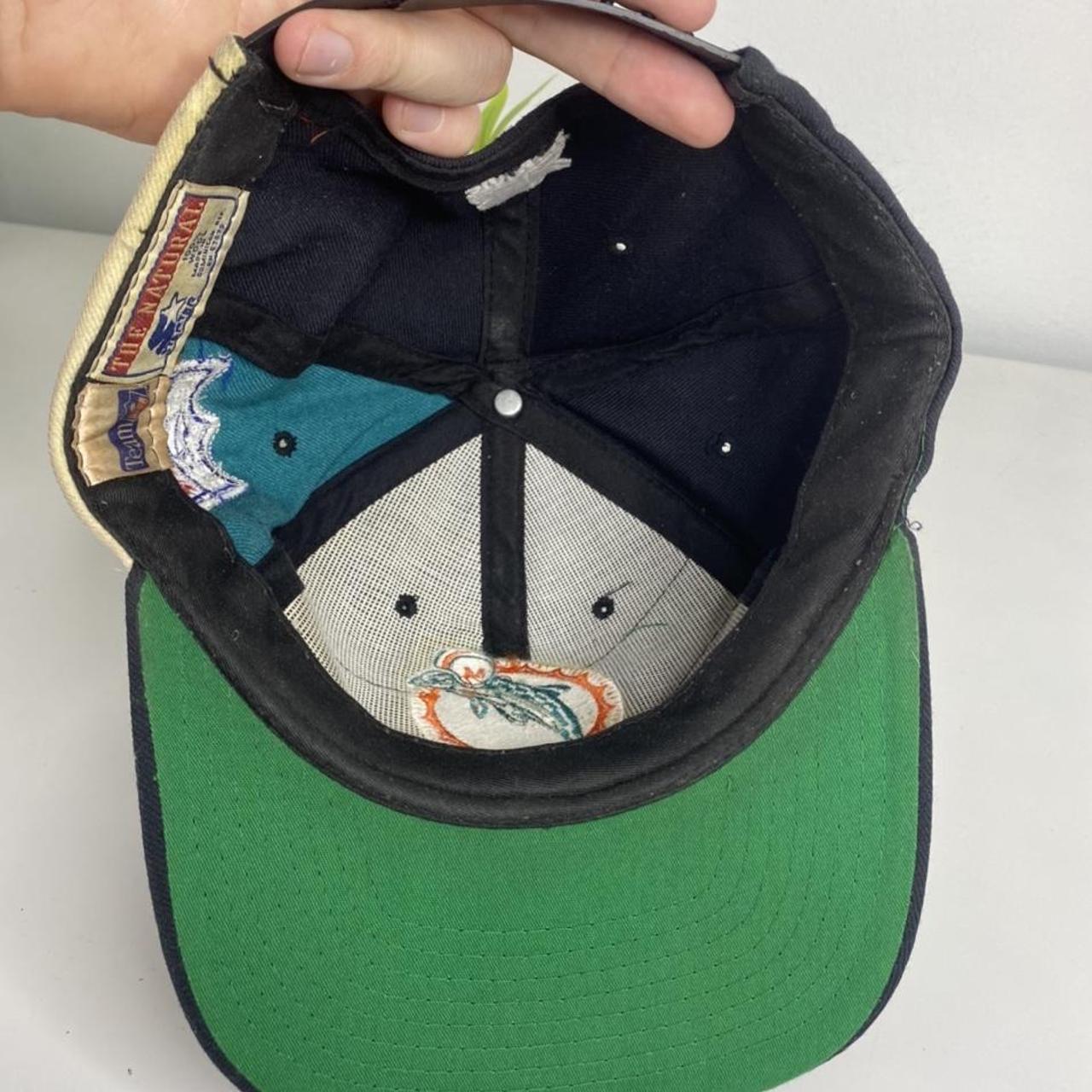 Vintage Miami Dolphins Velcro Cap signed by Cameron - Depop