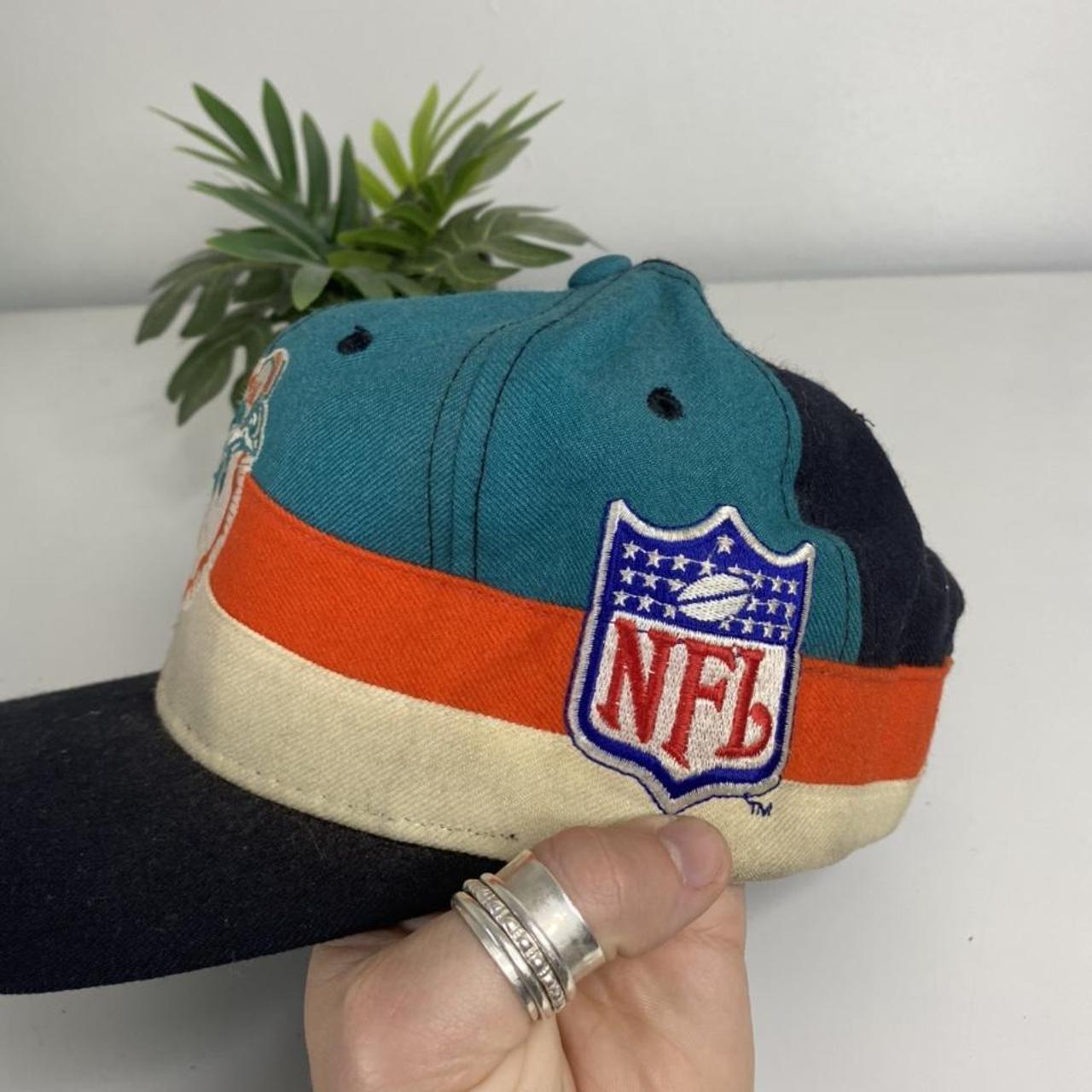 Vintage Miami Dolphins Apex One Snapback Hat Cap - Depop