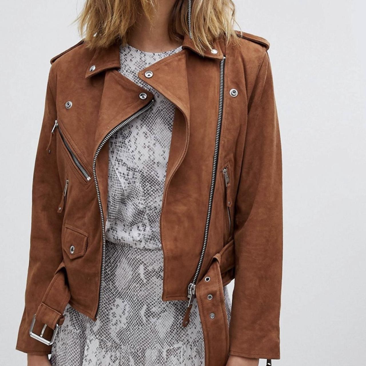 All saints sarana outlet leather jacket