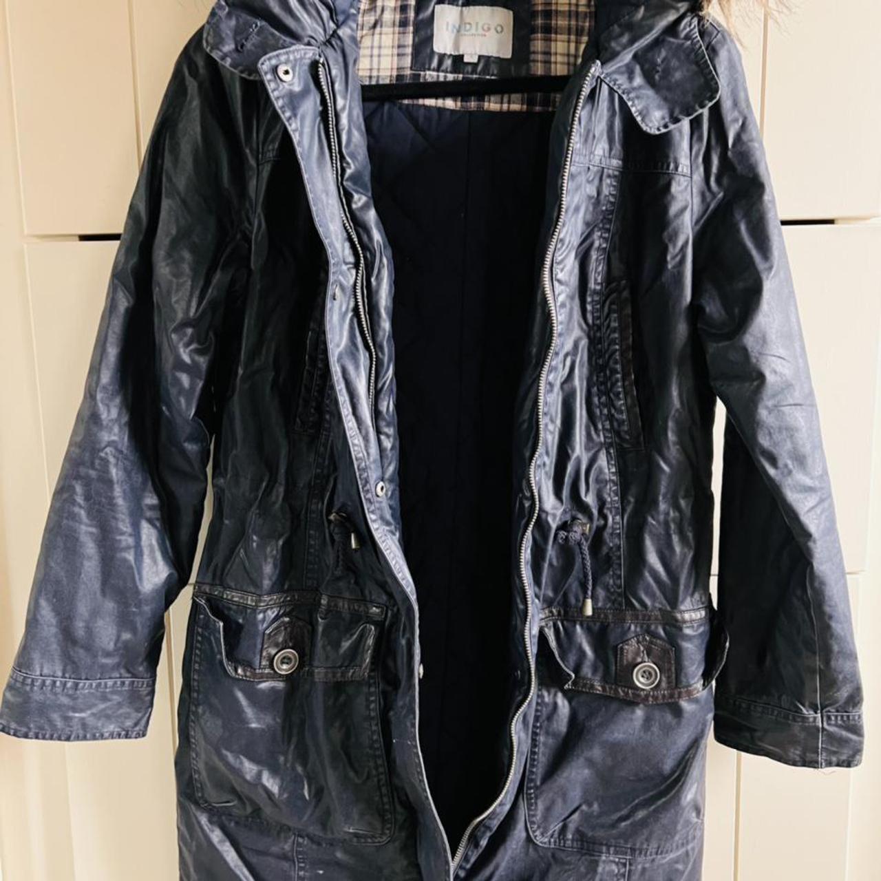 marks and spencer indigo waxed jacket