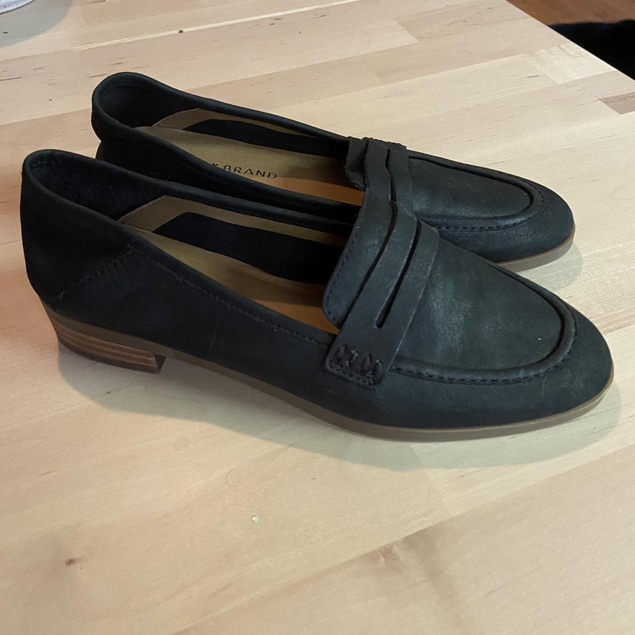 Lucky Brand Black Suede Loafers Suede loafers by... - Depop