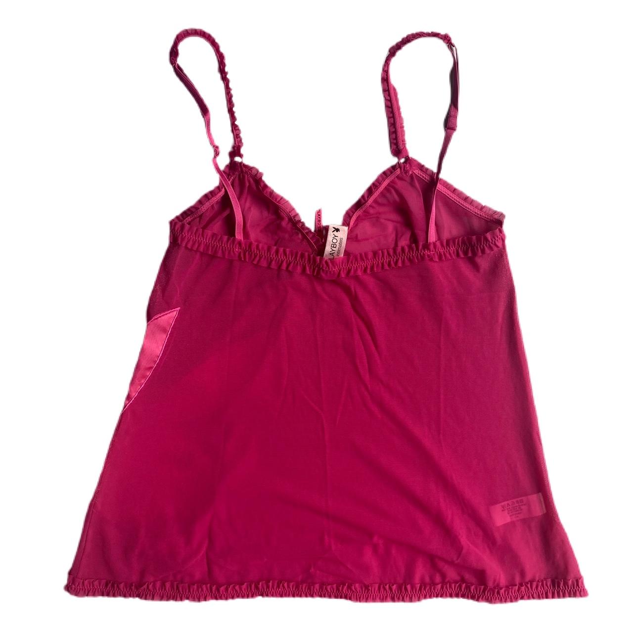 PLAYBOY (genuine y2k brand) ️ 🐰 vintage pink mesh... - Depop