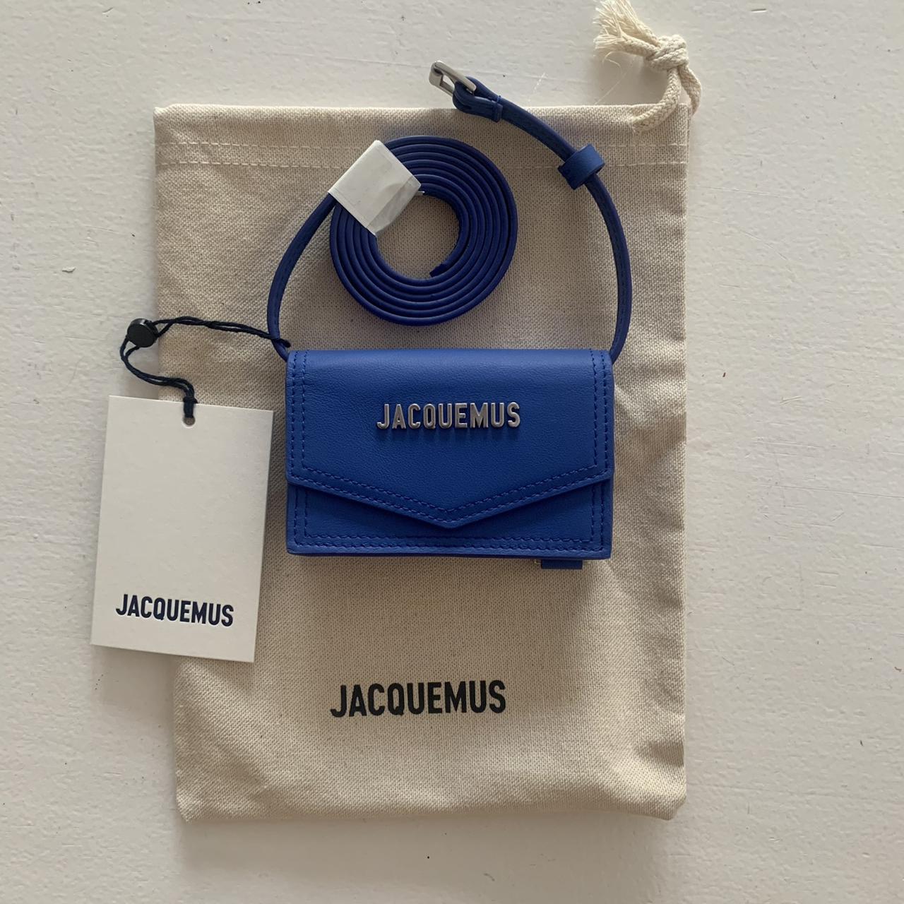 Jacquemus Blue La Montagne 'Le Porte Azur' Coin Pouch for Women