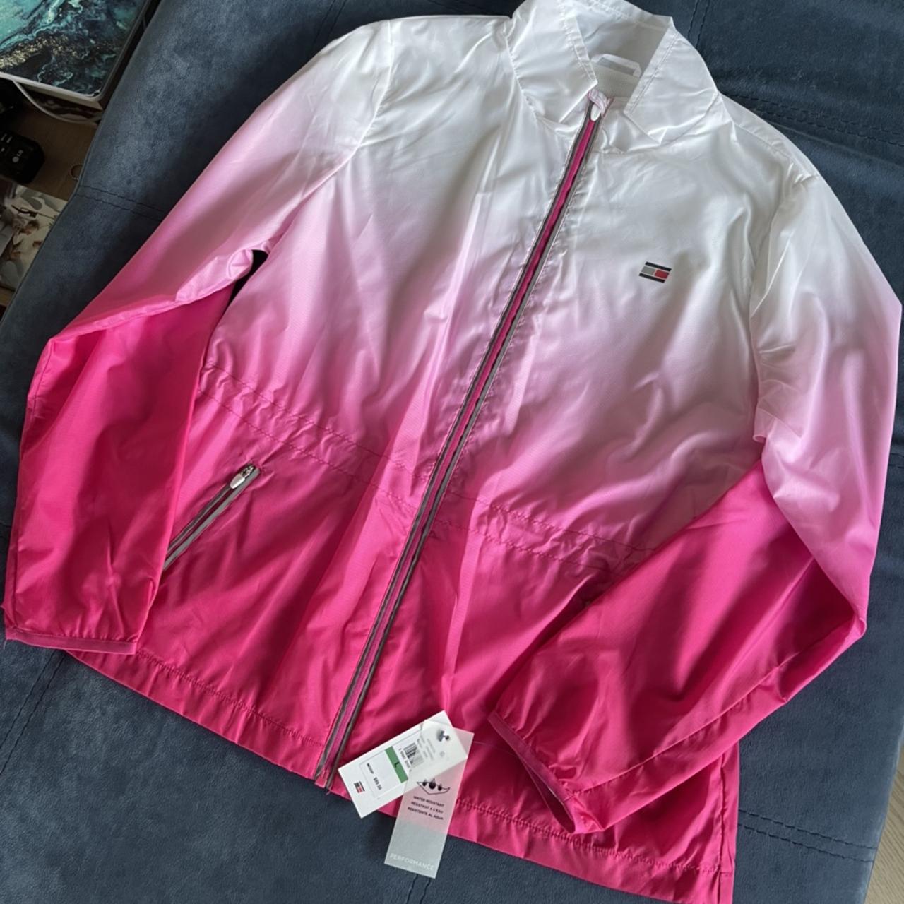 Tommy Hilfiger Pink Ombré Sports Jacket. Brand new... Depop