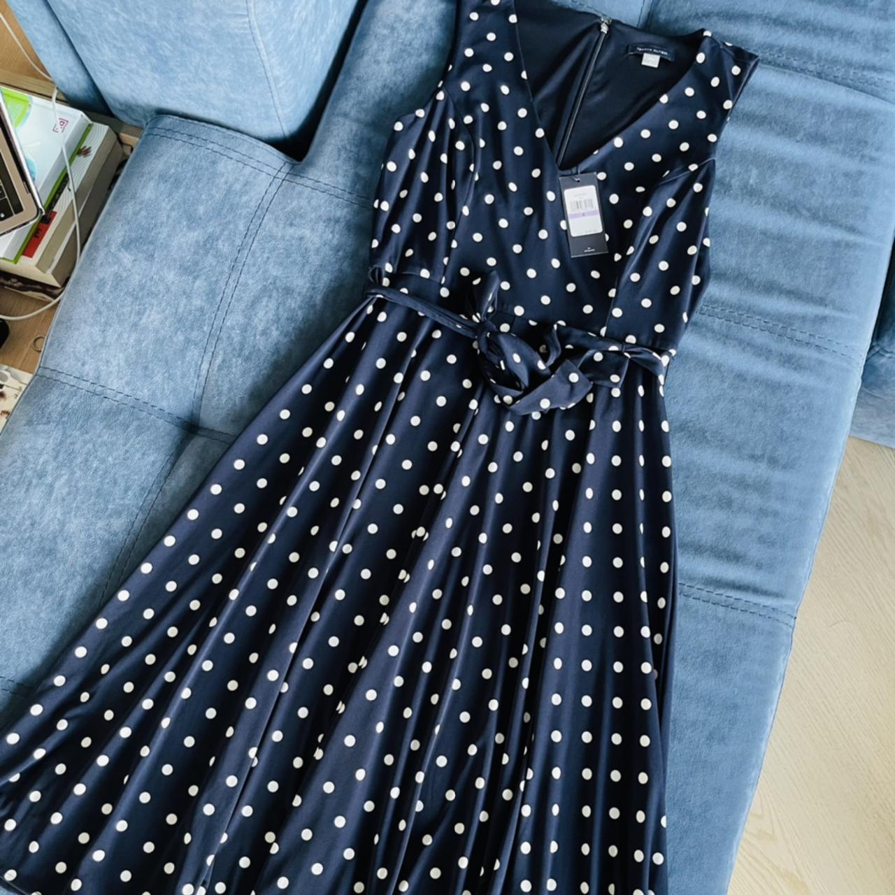 tommy hilfiger polka dot dress