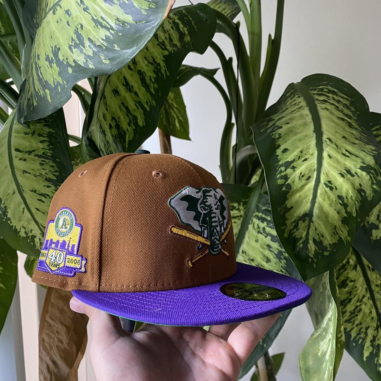 VINTAGE Diamondbacks Baseball cap brown and green - Depop