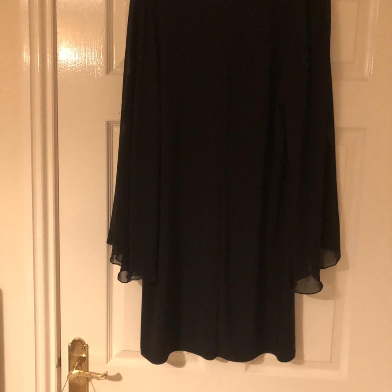 Wallis Women's Black Dress | Depop