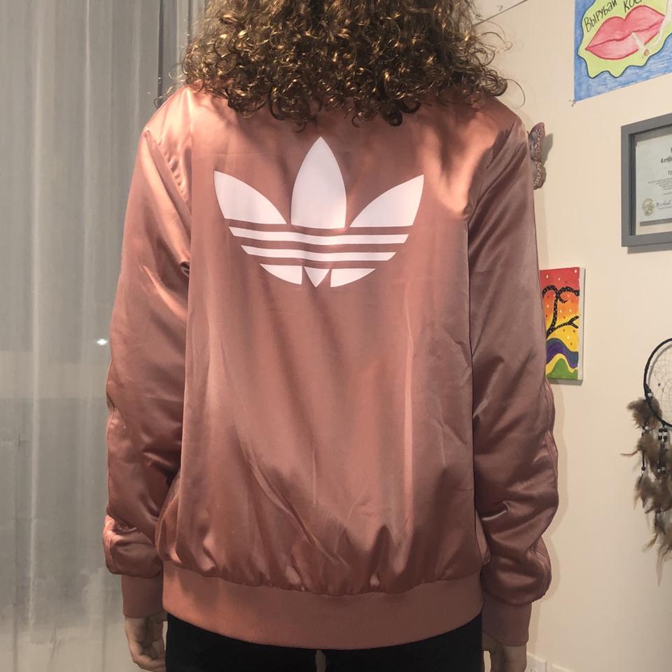 Adidas rose hot sale gold jacket