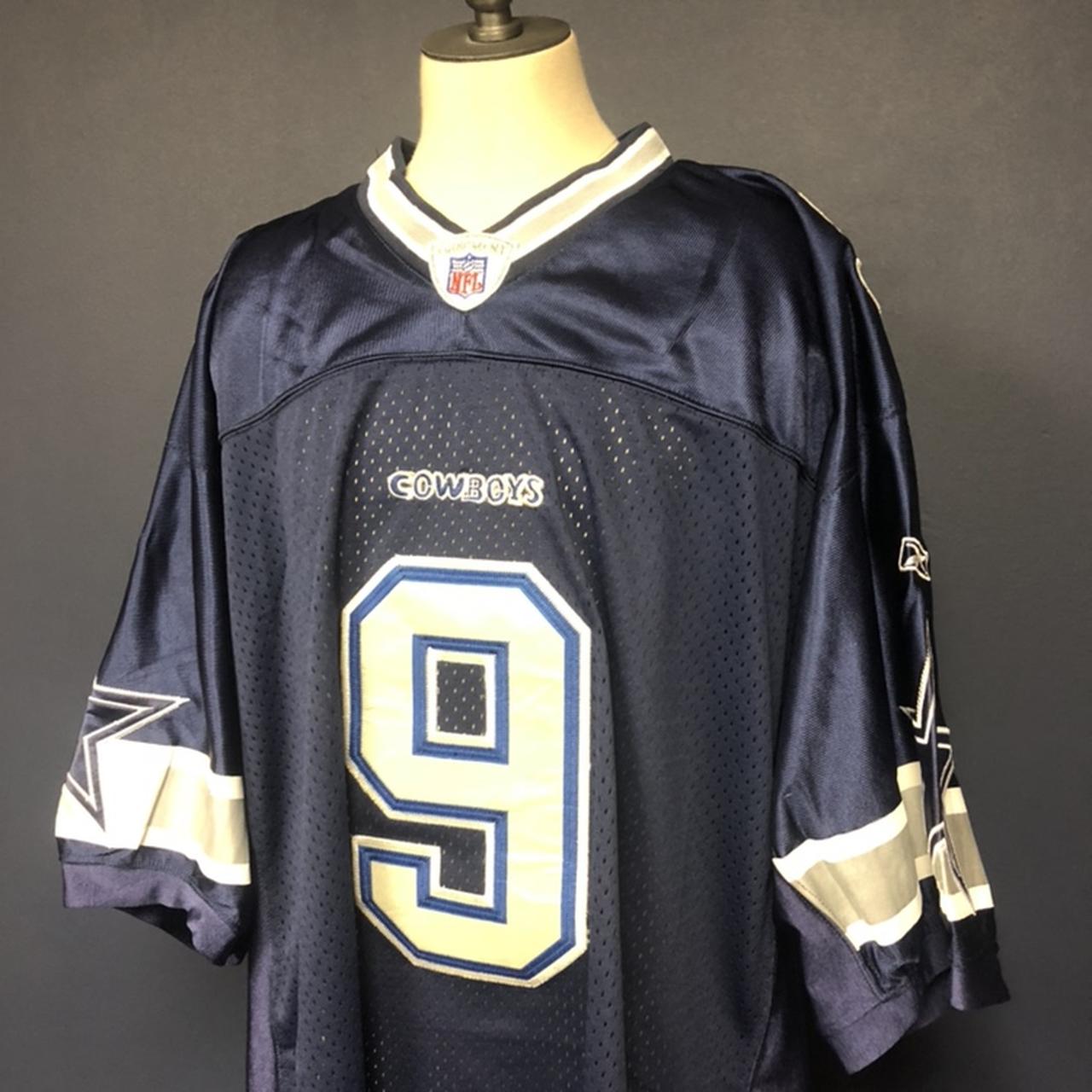 Vintage Rebook NFL Dallas Cowboys Tony Romo Jersey - Depop