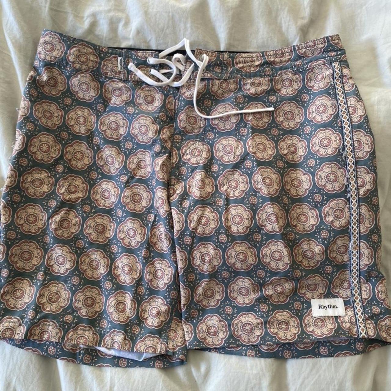 Rhythm men’s cord tie board shorts, size 32,... - Depop