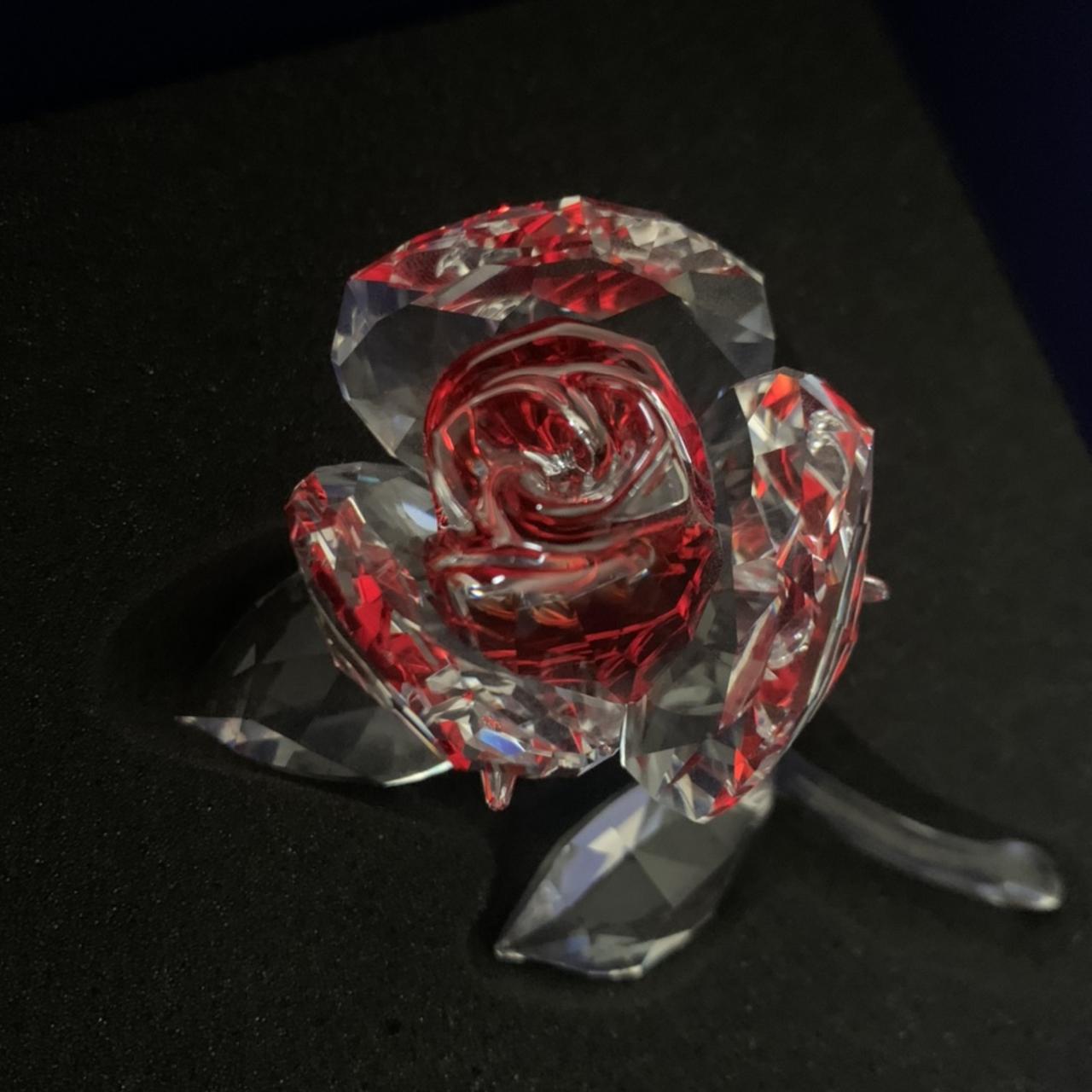 Swarovski blossoming discount rose red