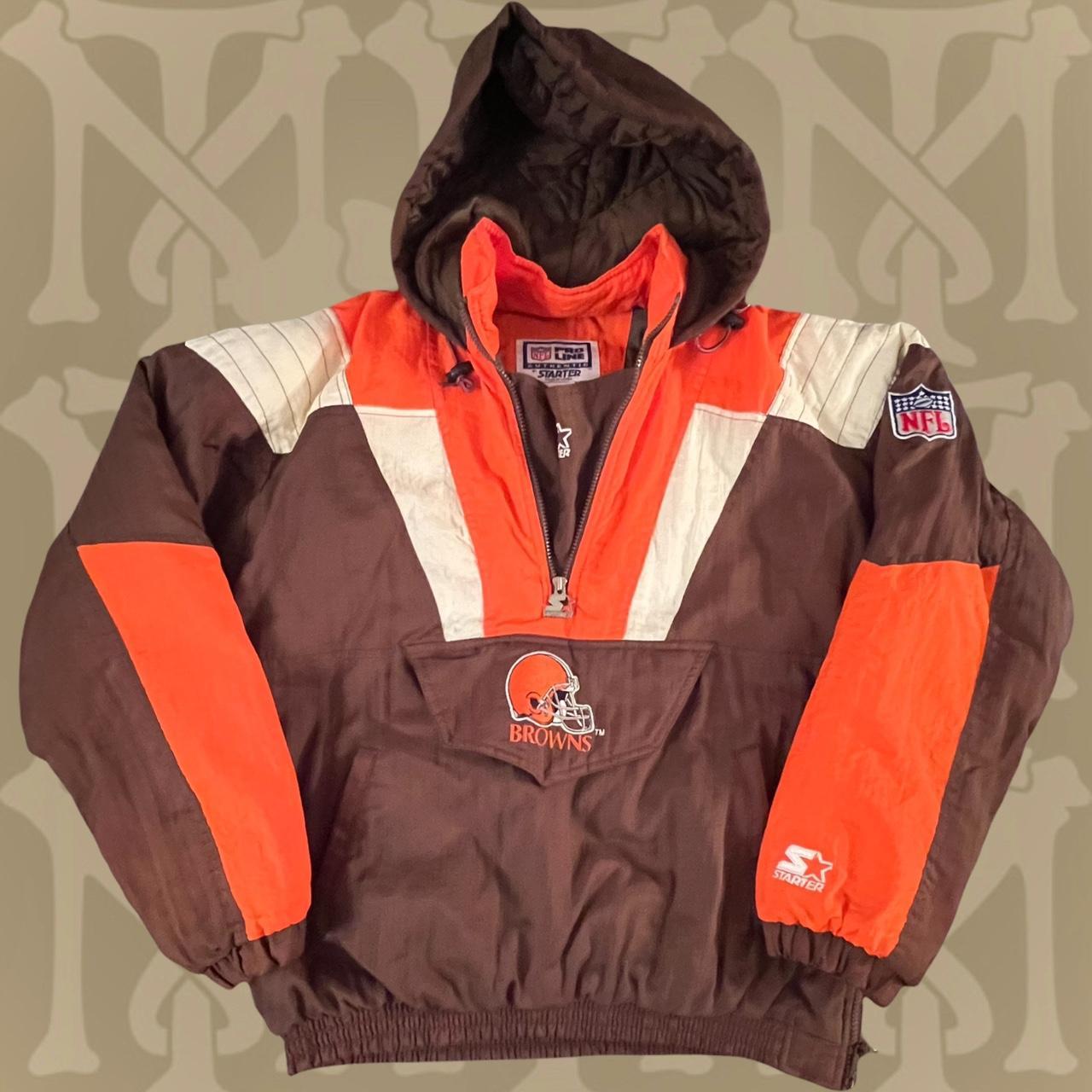 vintage cleveland browns jacket